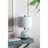 14X14x23" White And Grey Glass Table Lamp