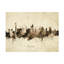 Art sur toile de Michael Tompsett, «Las Vegas Nevada Skyline Vintage»-413324489