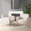 Fauteuil capitonné de 29 po de largeur Alixon