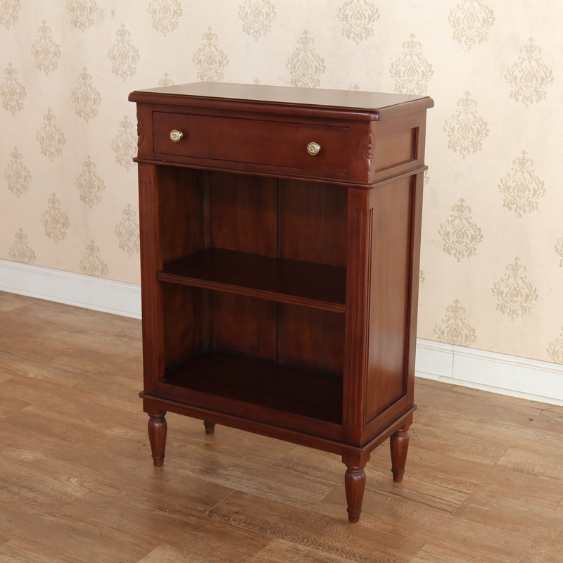 95cm H x 65cm W Solid Wood Standard Bookcase