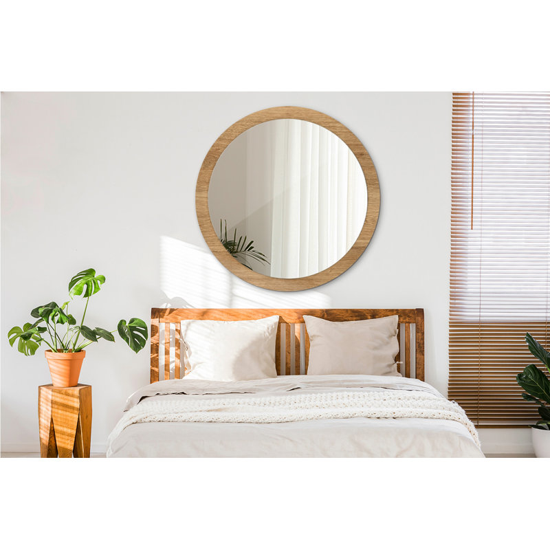 Huldar Glass Flat Wall Mirror