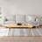 Sidney Solid Oak Wood Rectangular Cocktail Table - Handcrafted Mid-Century Modern Coffee Table-1031446145