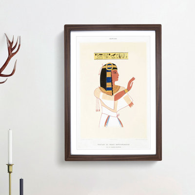 Prince Mantouhichopchf by Emile Prisse d'Avennes - Picture Frame Painting Print