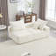 Canapé en chenille pleine mousse avec 2 coussins - aucun assemblage requis-111790960