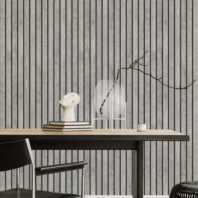 Papier peint adhésif gris Transform