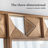Retro Pine Rectangular High-Definition Full-Length Mirror