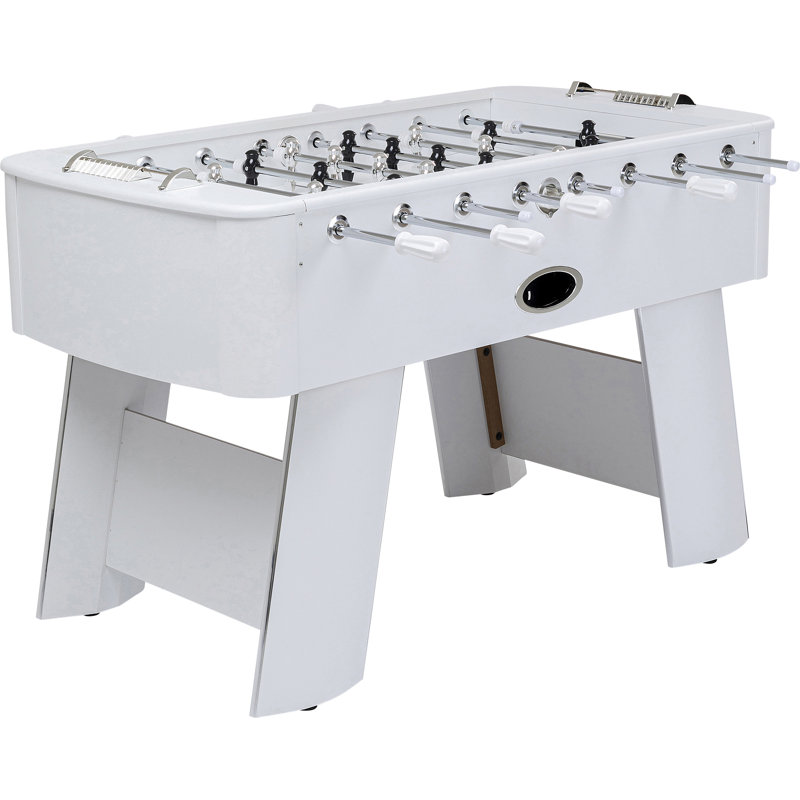 145cm L Foosball Table with Telescopic Rods, White