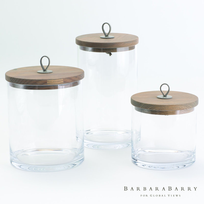 Rustic Canister, 10.5" H x 6" W x 6" D