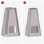Foyer noir vidaXL 19,69 x 13,78 x 39,37 po-1190406668