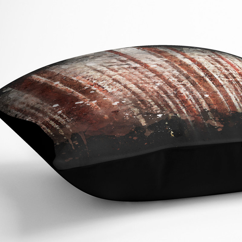 Square Cushion, 55cm H x 55cm W x 20cm D, Black