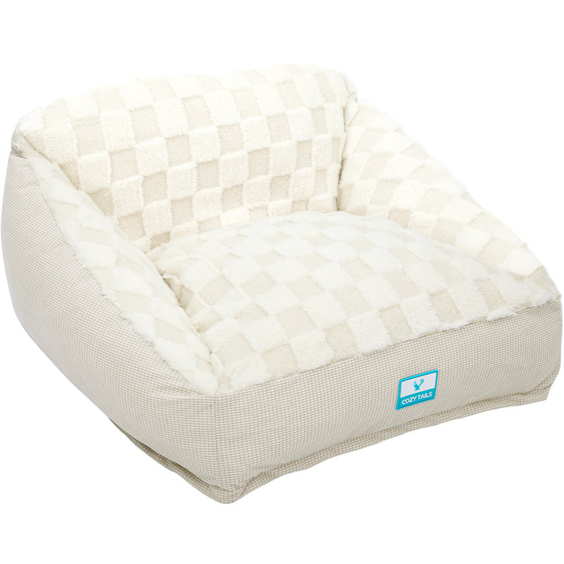 Canapé pour chien Premium, Beige, H 12,2 po x l 34,2 po x P 26,7 po