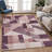 Machine Washable Indoor/Outdoor Wagenen ACN2365 Geometric Rug-1080651353
