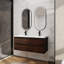 Meuble-lavabo 48 po avec deux lavabos en résine