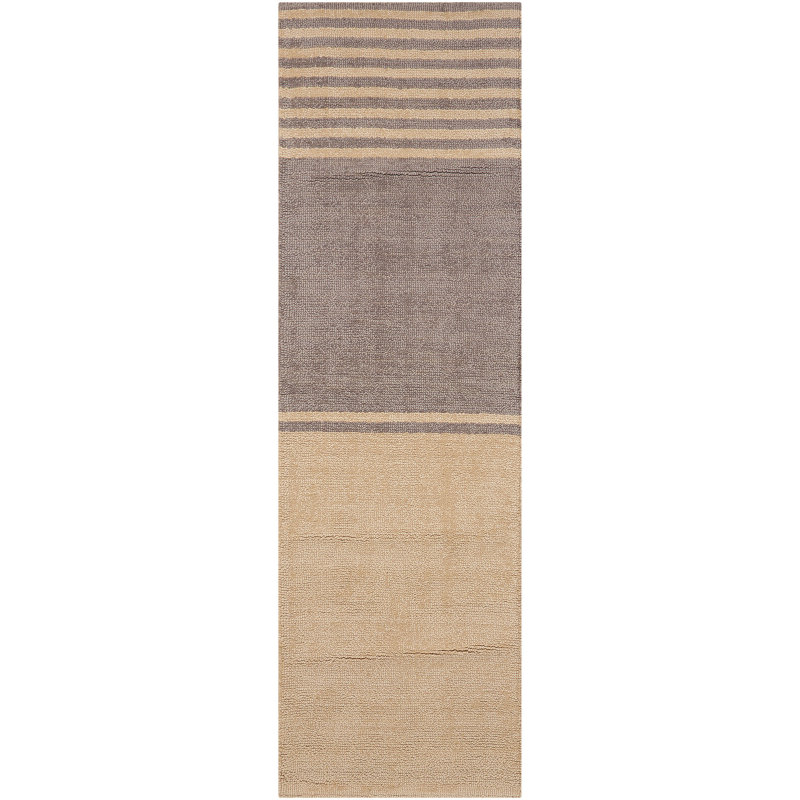 Tundra Wool Striped Area Rug, Runner 2'3" x 7'6"