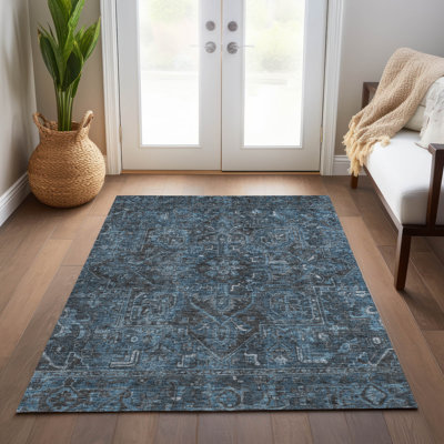 Tapis intérieur / extérieur Fielden avec envers antidérapant