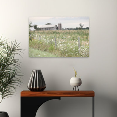 Tucked Away Barn Abstract Landscape Landscape Art contemporain