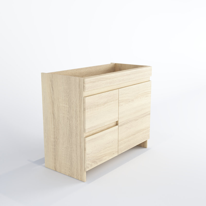Cinnamon 36 " Single Bathroom Vanity Base, White Oak