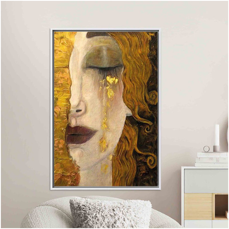 Print on Canvas, White, Framed Print without Mat, 30 cm H x 20 cm W