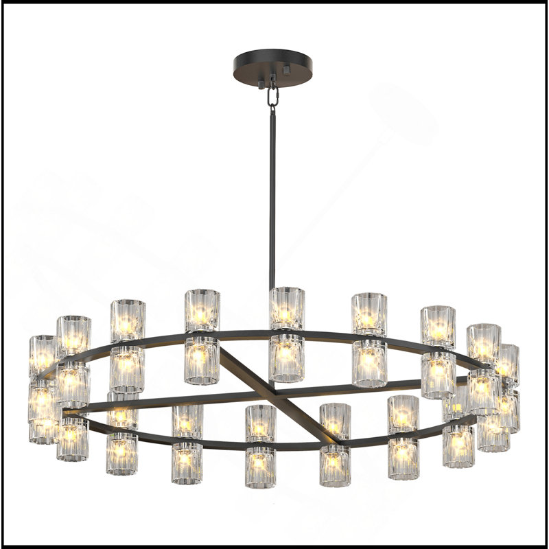 Lustres de luxe en cristal, salon, lumières décoratives, éclairage de salle à manger moderne et simple, pour la décoration intérieure (ampoules incluses)