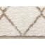Tapis à poil long géométrique beige Bonilla-376831120