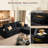 Boneless 106" Cloud Upholstered Sectional Couch With L-shape Chaise Modern Modular Sofa For Living Room Bedroom-448955199-448955172