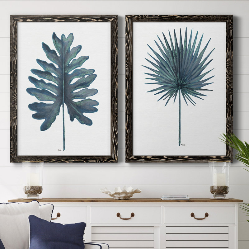 «Blue Oasis I», ensemble de 2 reproductions d'art, H 31,5 po x l 47 po x P 1,5 po, H 31,5 po x l 47 po x P 1,5 po
