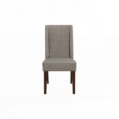 Ensemble de chaises de salle à manger brun foncé