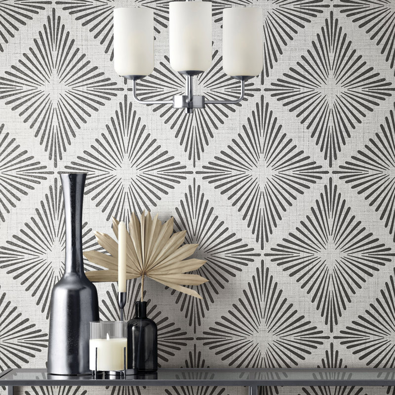 10m x 52cm Wallpaper Roll, Grey