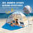EchoSmile Blue 4-Person Nylon Dome Tent-111475322