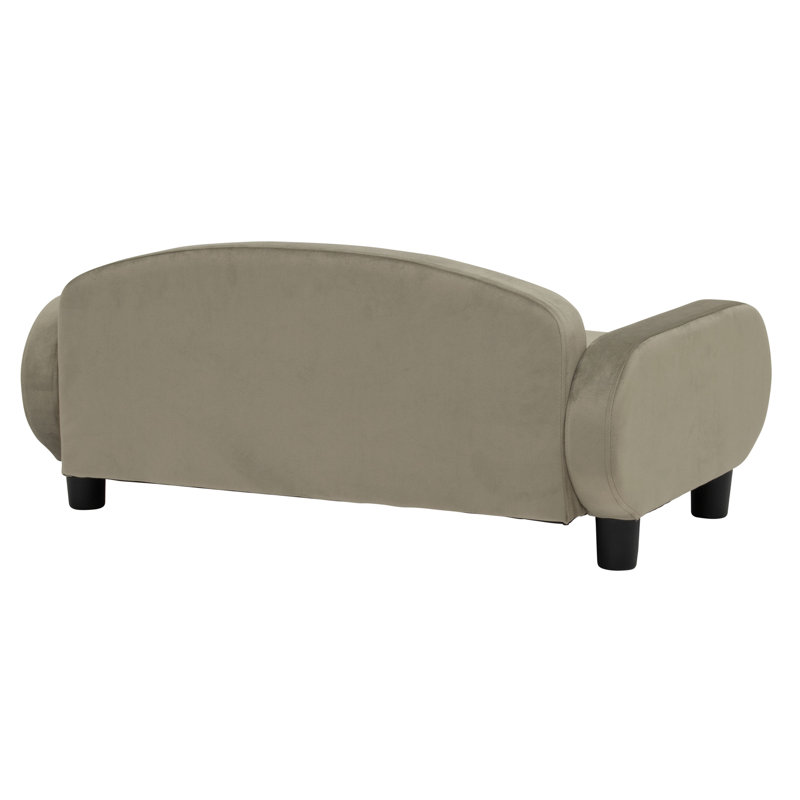 Canapé pour chien Hymel, Moyen (l 35,5 po x P 21,5 po x H 16 po), Frêne Arabella