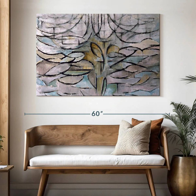 Avery The Flowering Apple Tree, 34" H x 51" W