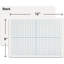 Scribbledo tableau effaçable à sec Xy Axis Graph 9 po x 12 po pour les étudiants et les classes