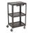 Laptop Caddy Utility Cart with 3 Shelves and Casters