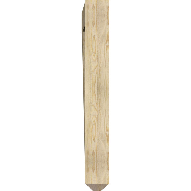 H 6 po x P 6 po Support en bois / corbeau, Sapin Douglas scié brut, L 6 po x P 44 po x H 48 po