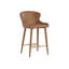 EVORA Upholstered Stool with Metal Frame