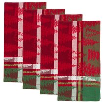 Christmas Cloth Napkins Buffalo Plaid Cloth Napkins Reusable - Temu