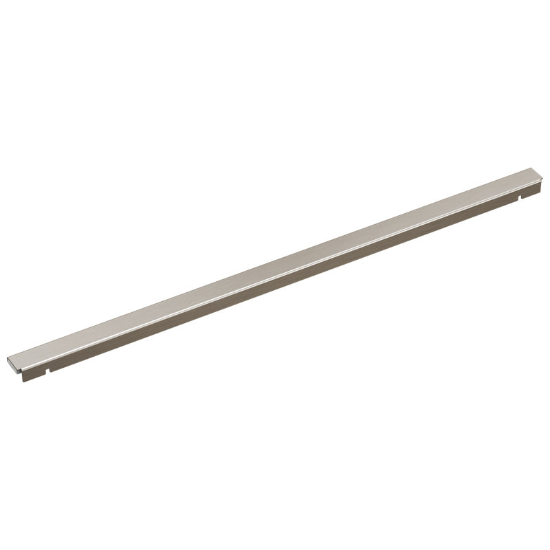 24" Linear Shower Drain Wall Edge, Stainless