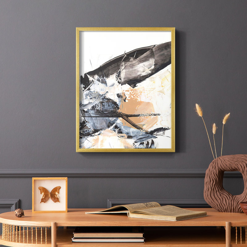 Ruckus IV Framed Print - Solid Wood, 10" H x 8" W