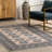 Idra Multi Medallion SplashGuard Machine Washable Area Rug-1453676312