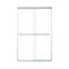 Ensemble de douche rectangulaire sans cadre de 48 po x H 75,75 po avec porte-serviettes et base inclus-35583355