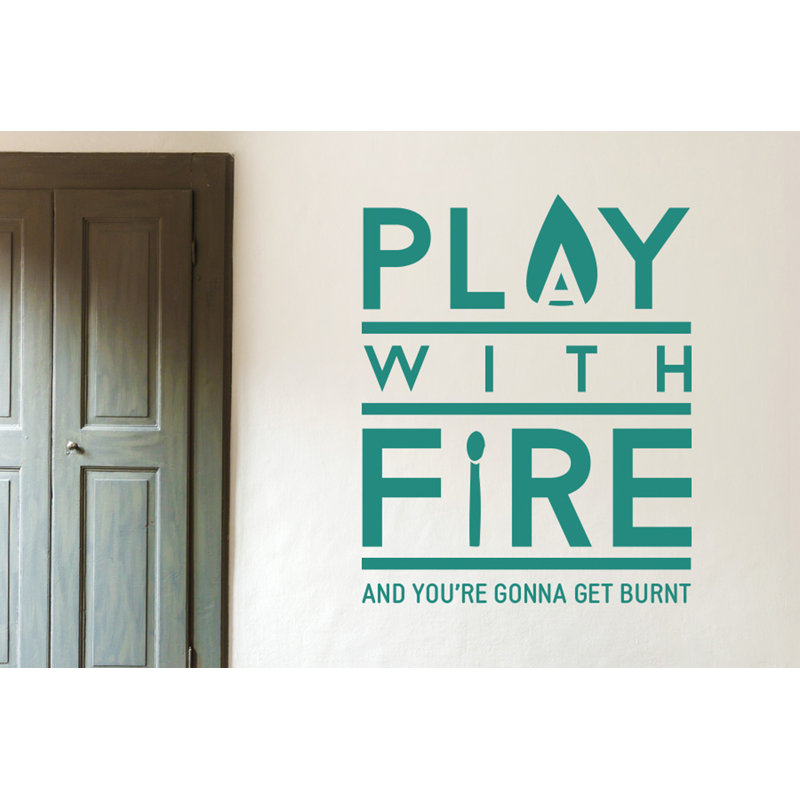 Wall Decal, Aqua Green, Medium