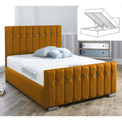 Upholstered Ottoman Storage Bed