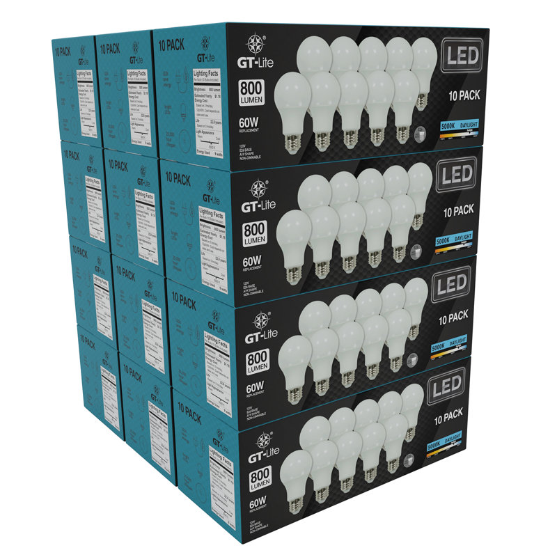 Soft White Dimmable LED A19 Light Bulb, 100W Equivalent