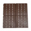 Ensemble de tuiles de terrasse emboîtables en plastique 11,8 po x 11,8 po en brun
