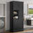 Tall Bathroom Storage Cabinet With Large Flip-Out Basket-344442023