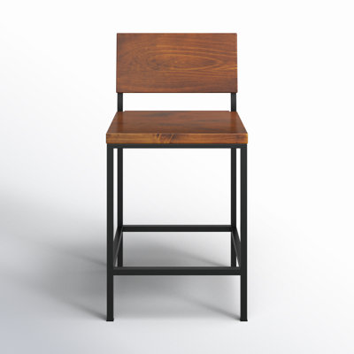 Clea Counter Stool with Metal Frame