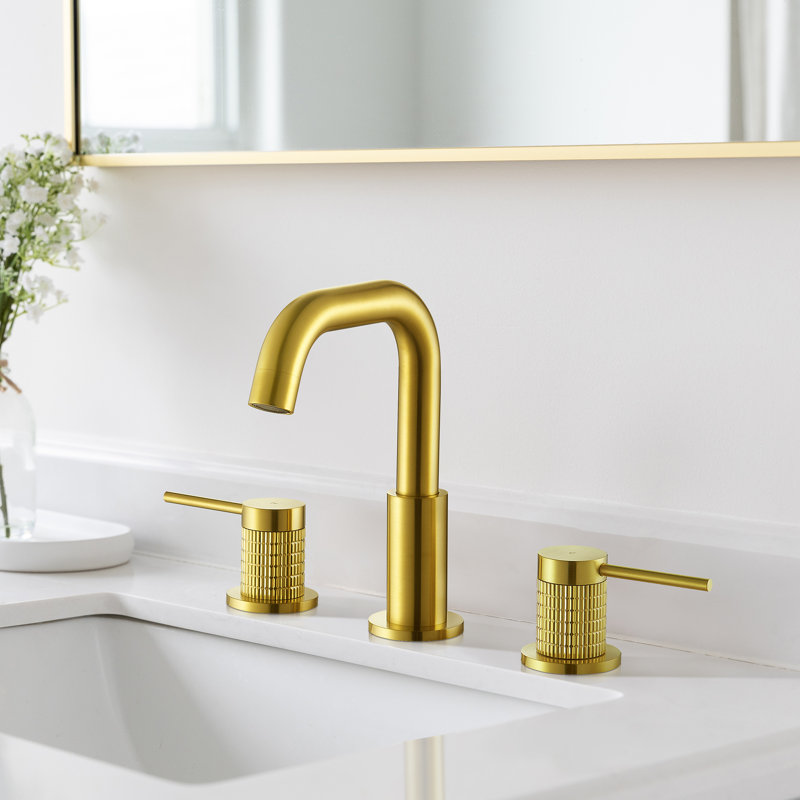 Versace 8. in  Widespread 2-Handle Bathroom Faucet, Brushed Gold