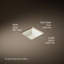 Verticyl Vitreous China Square Undermount Bathroom Sink with Overflow-234480807