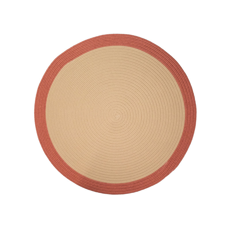 Tapis rond intérieur / extérieur Cindylou, Rond 120 po
