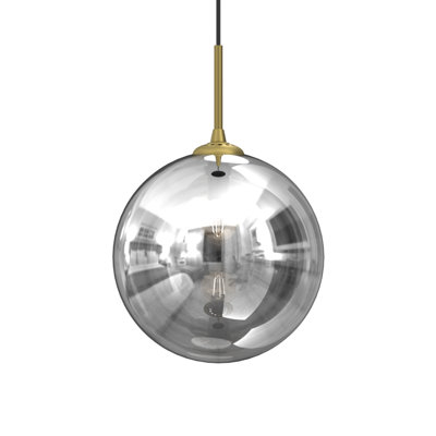 Reflex 1 - Light Grey Sphere Pendant